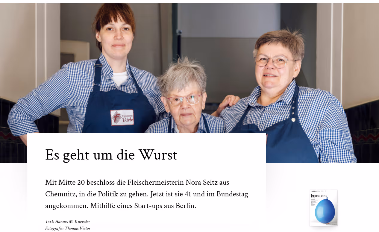 3 Frauen nebeneinander