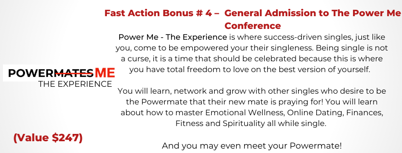 Power Me Conference Discount Image