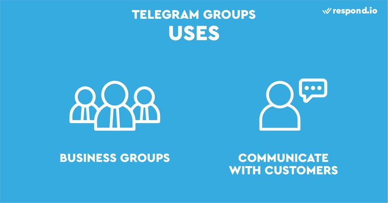 Il s'agit d'une image montrant à quoi servent les groupes Telegram . 