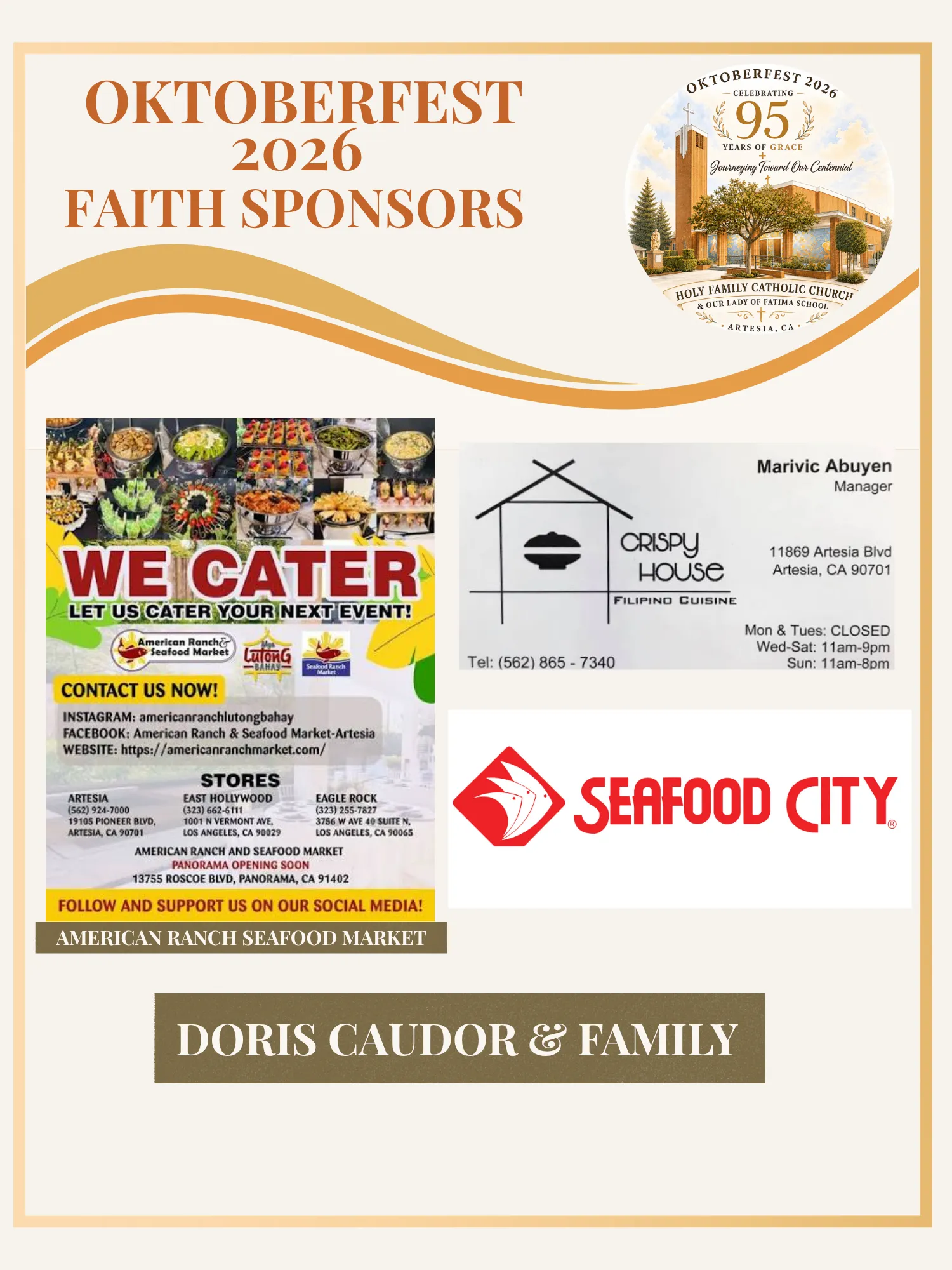 Oktoberfest sponsor