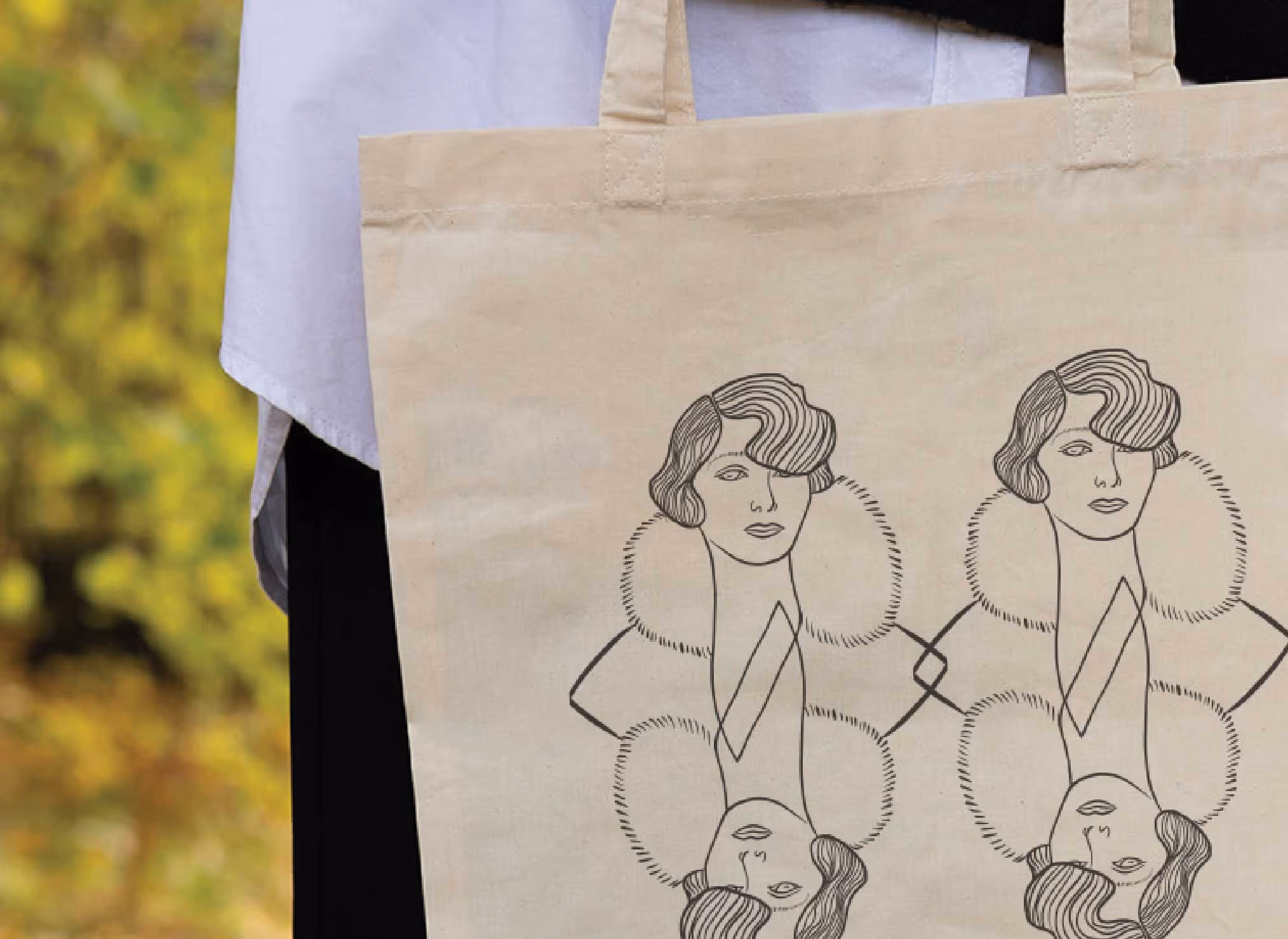 Handlenett med design. Designet av RåW studio - grafisk design i Nannestad, Jessheim og Eidsvoll