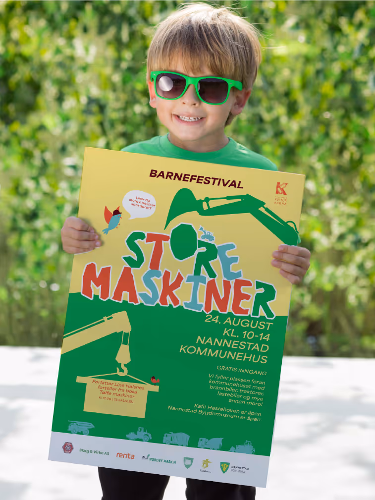 Posterdesign, Nannestadkulturarena