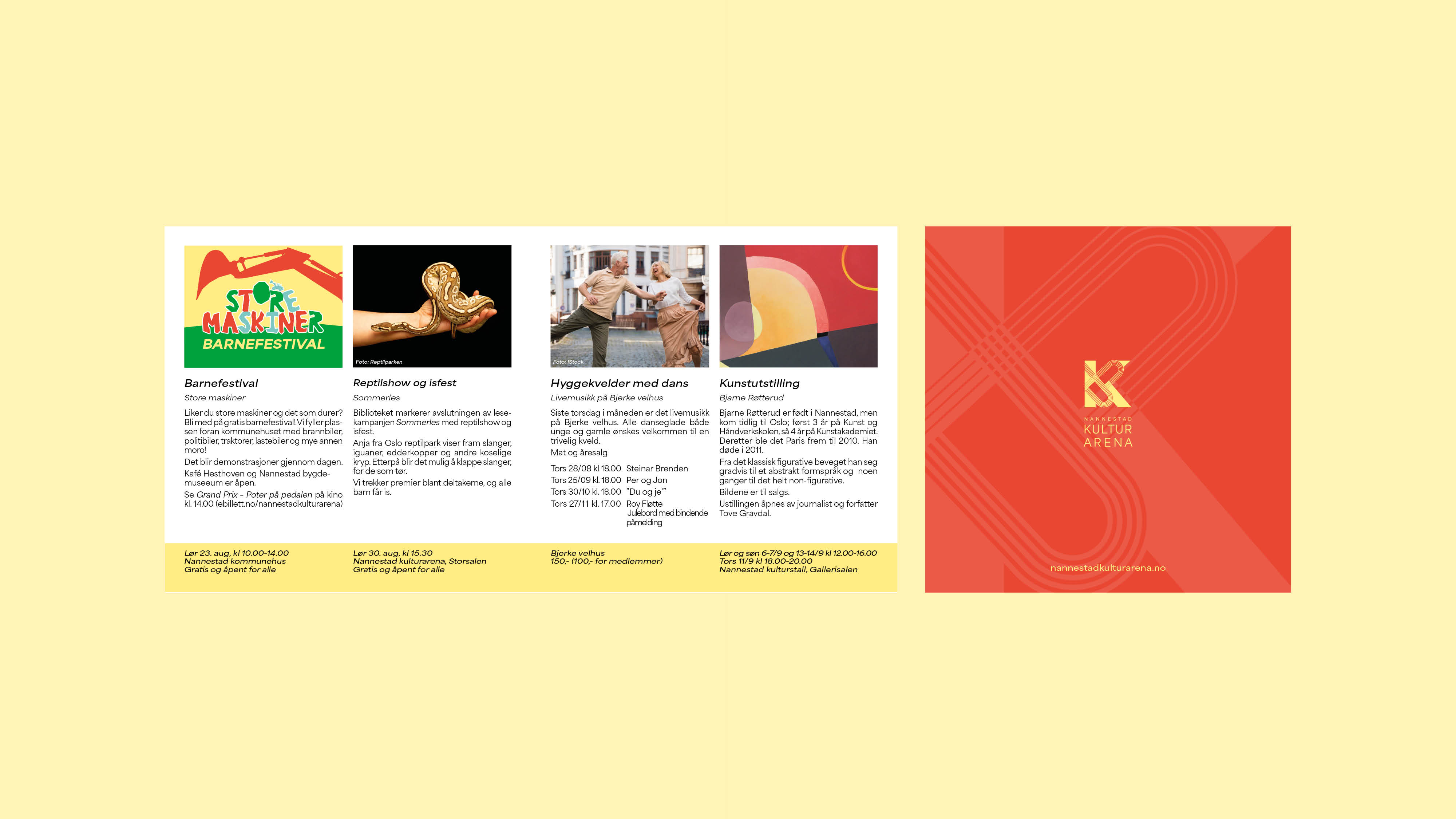 Grafisk design - Layout av høstprogram