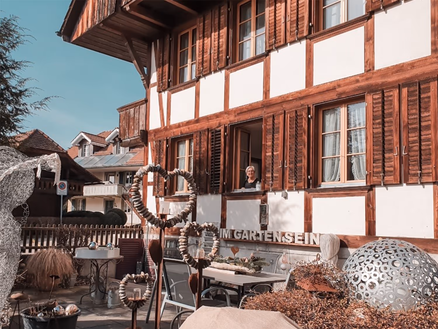 La maison vue de l'extérieur
