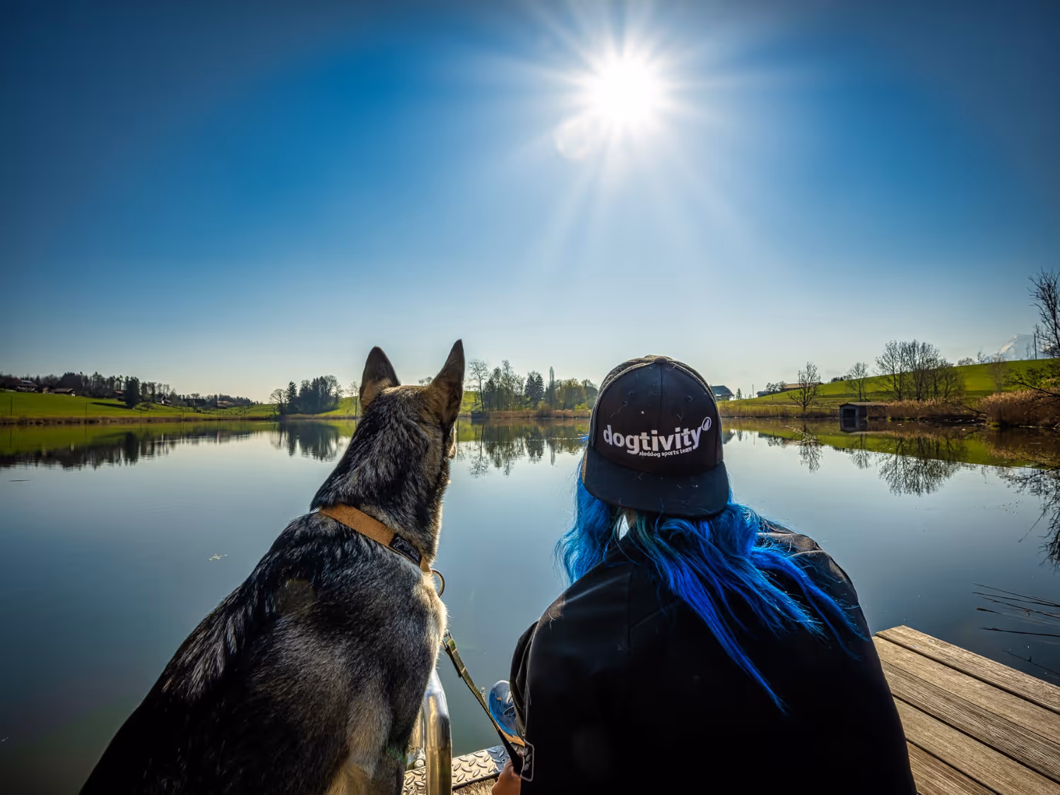 L'activité canine au Dittligsee