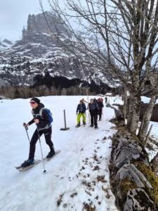 Randonnée en raquettes à neige Hauenstein Gruppe Wetterhorn
