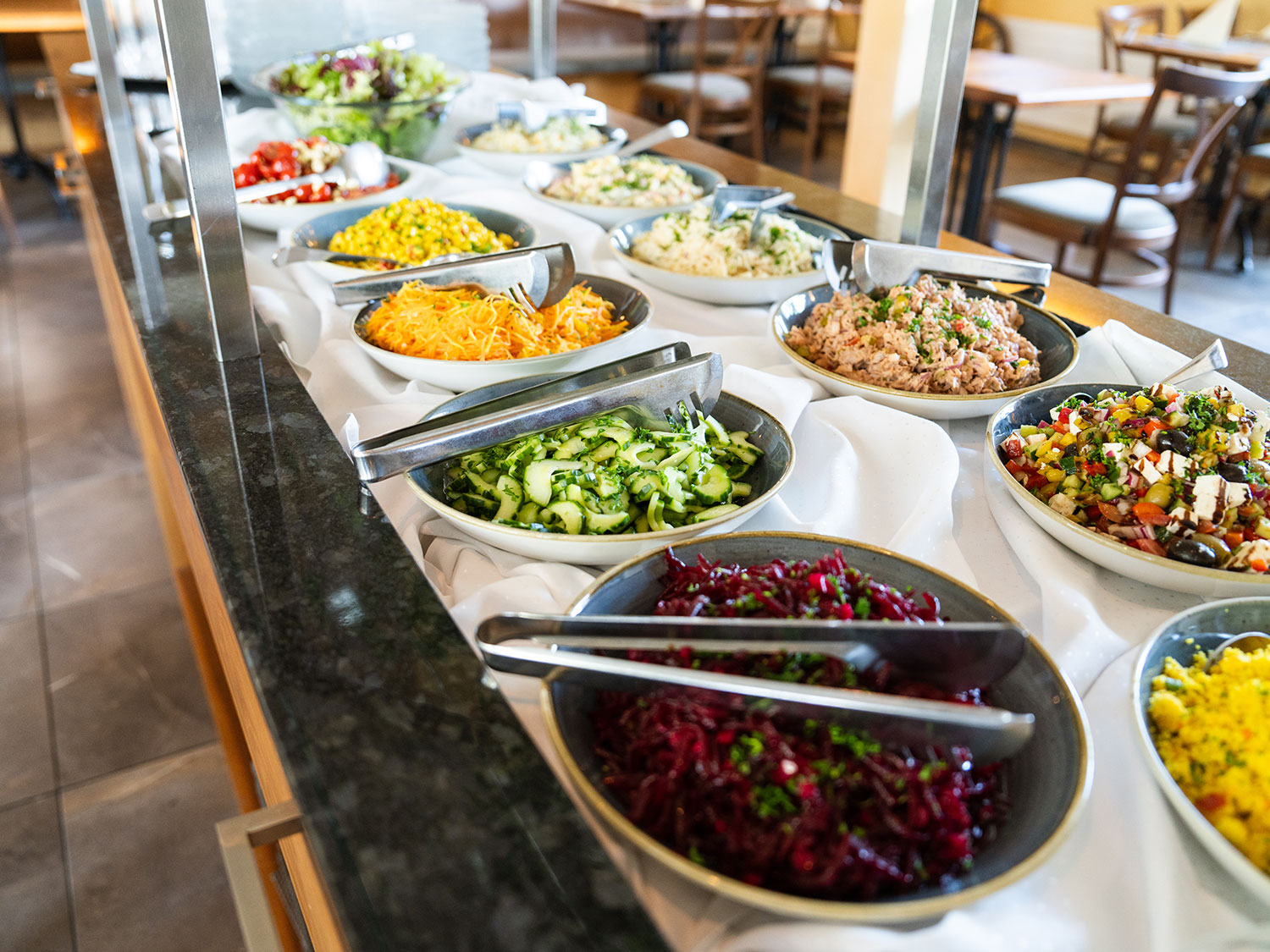 Salatbuffet Burehuus