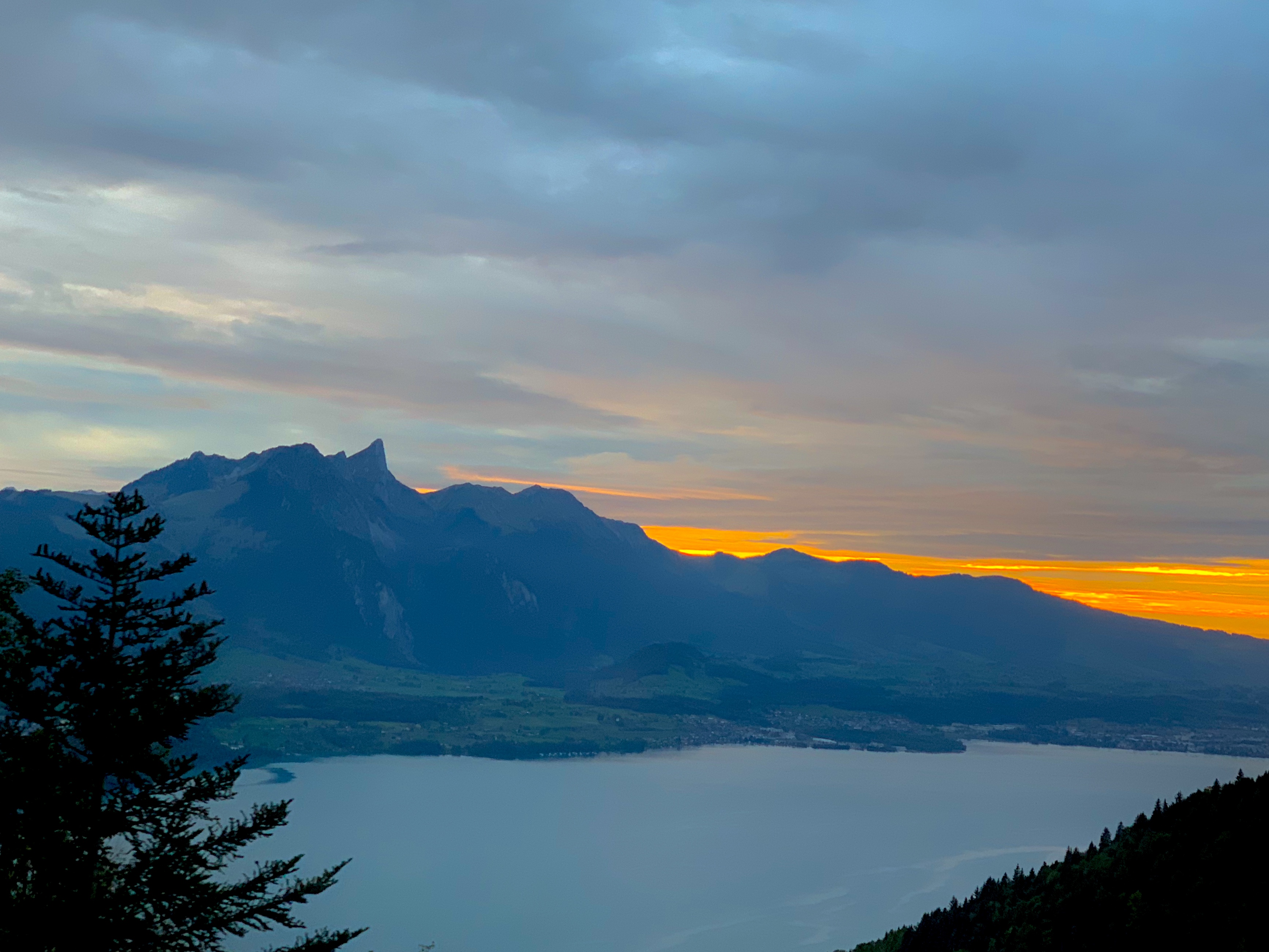 Lake Thun in evening mood