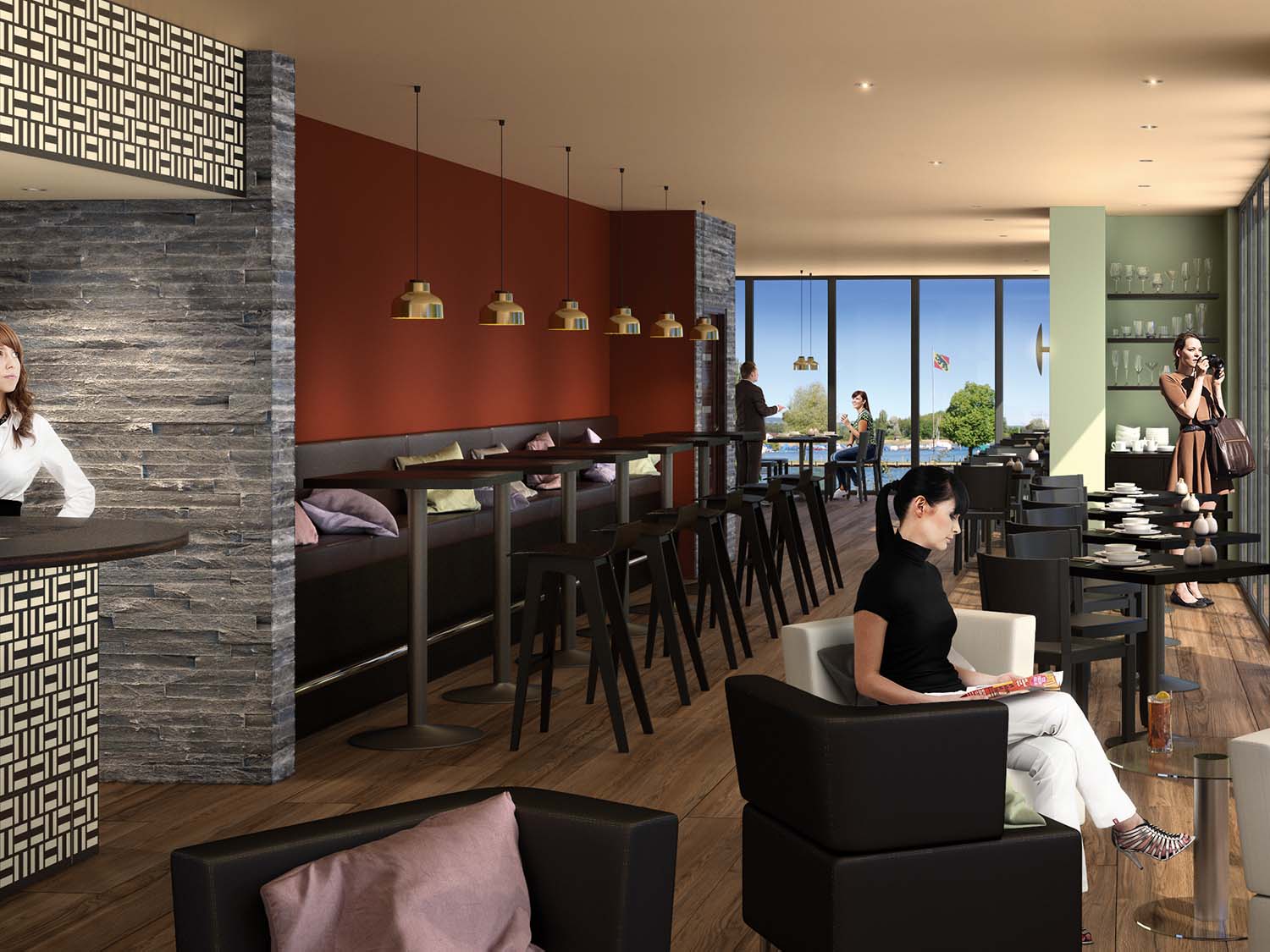 Visualisierung Deltapark Vitalresort