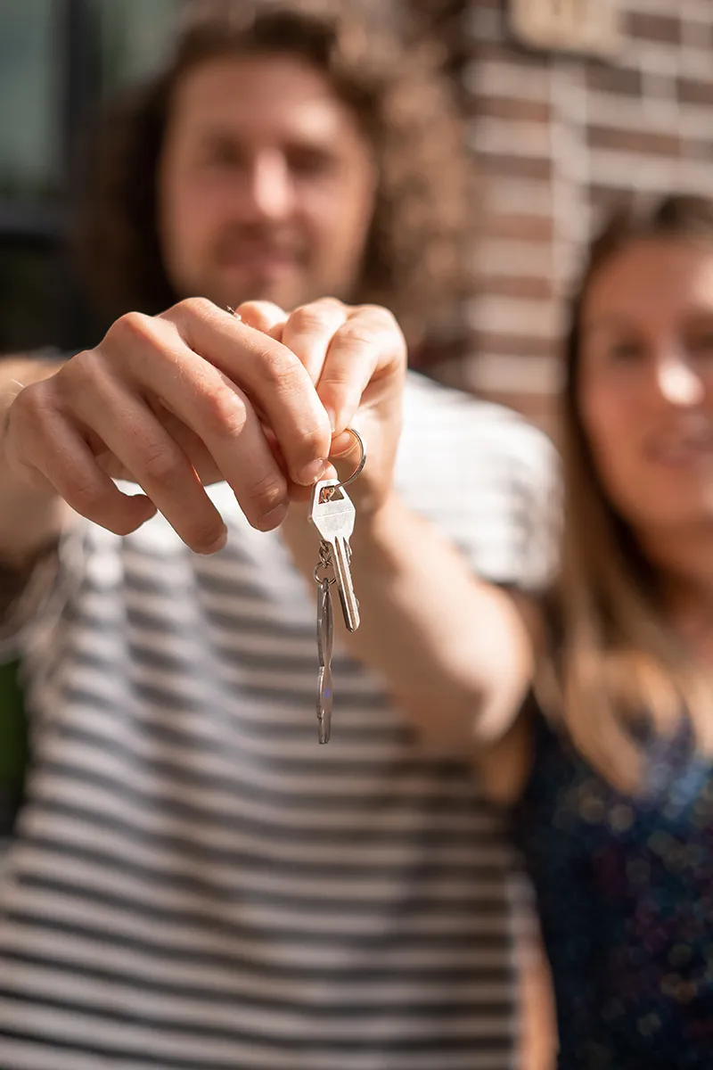 Sleutels nieuw huis