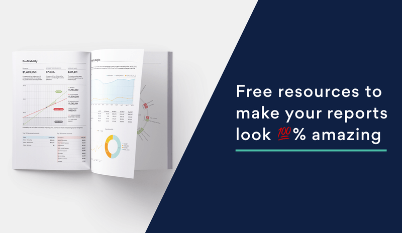 Free resources to make your reports look 💯% amazing