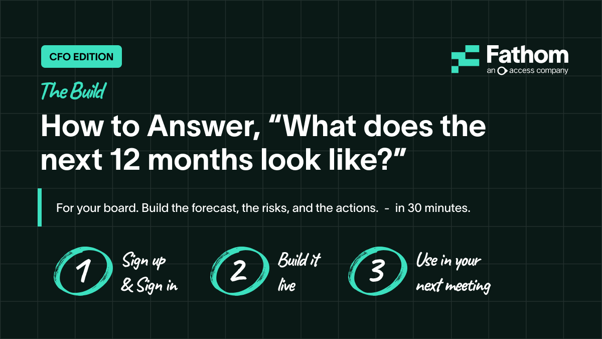 The Build: "What does the next 12 months look like?"