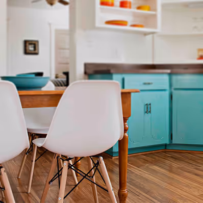 Image of rustic kitchen setting at Eldorado Suites Hotel
