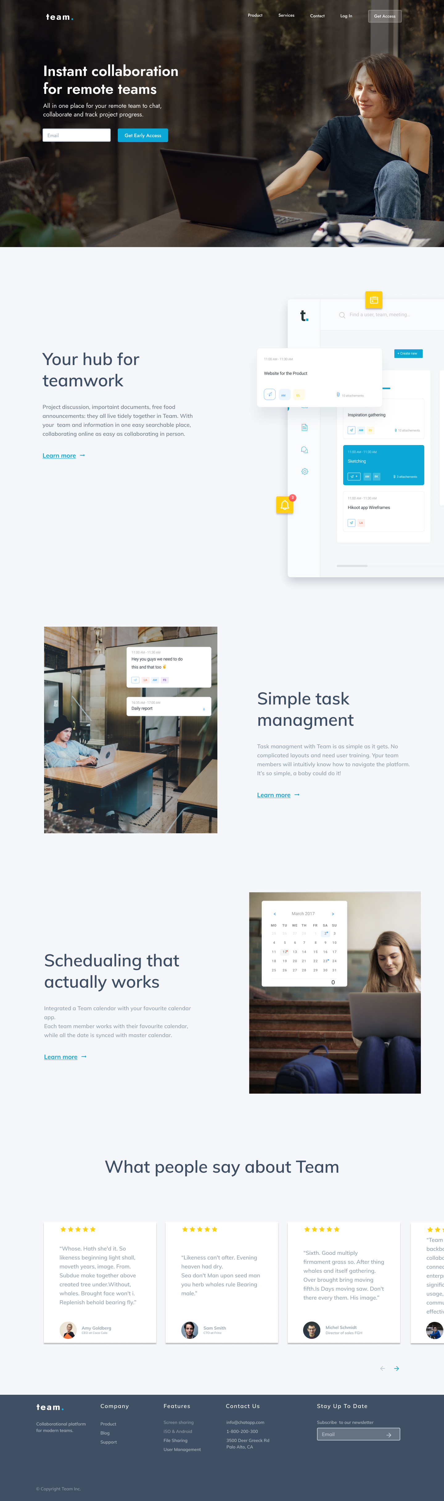 A screenshot of web page