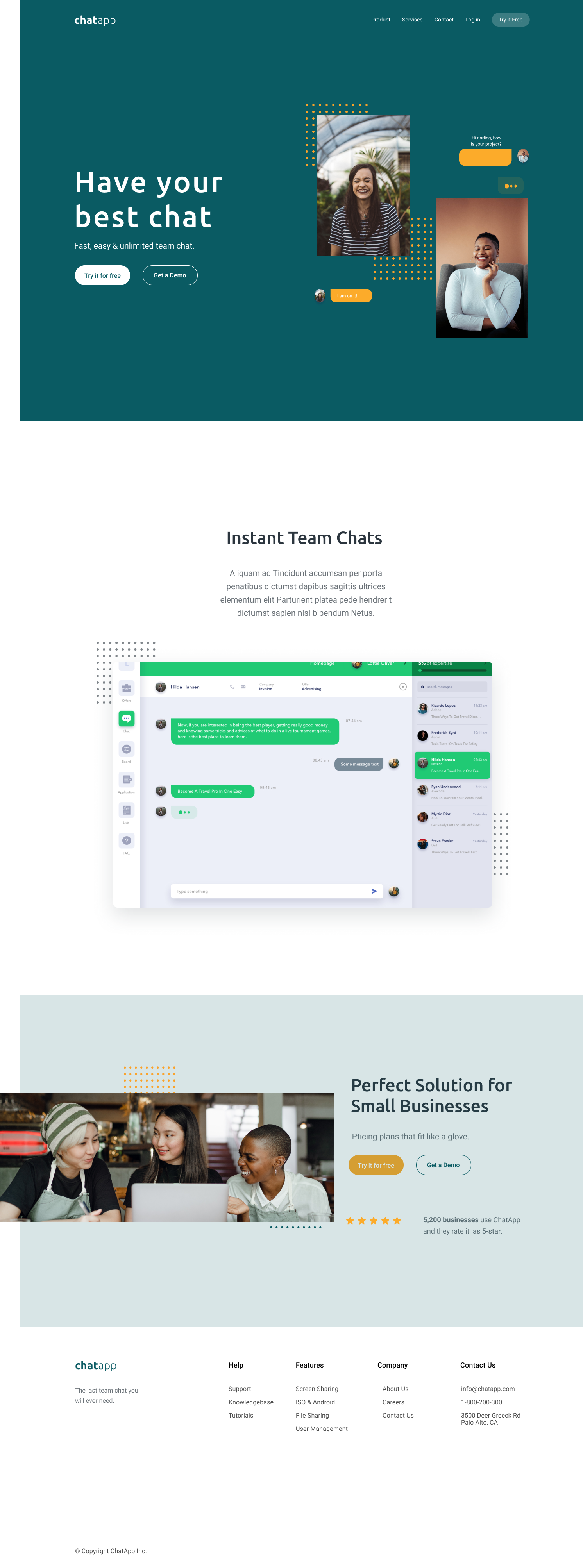 A screenshot of web page
