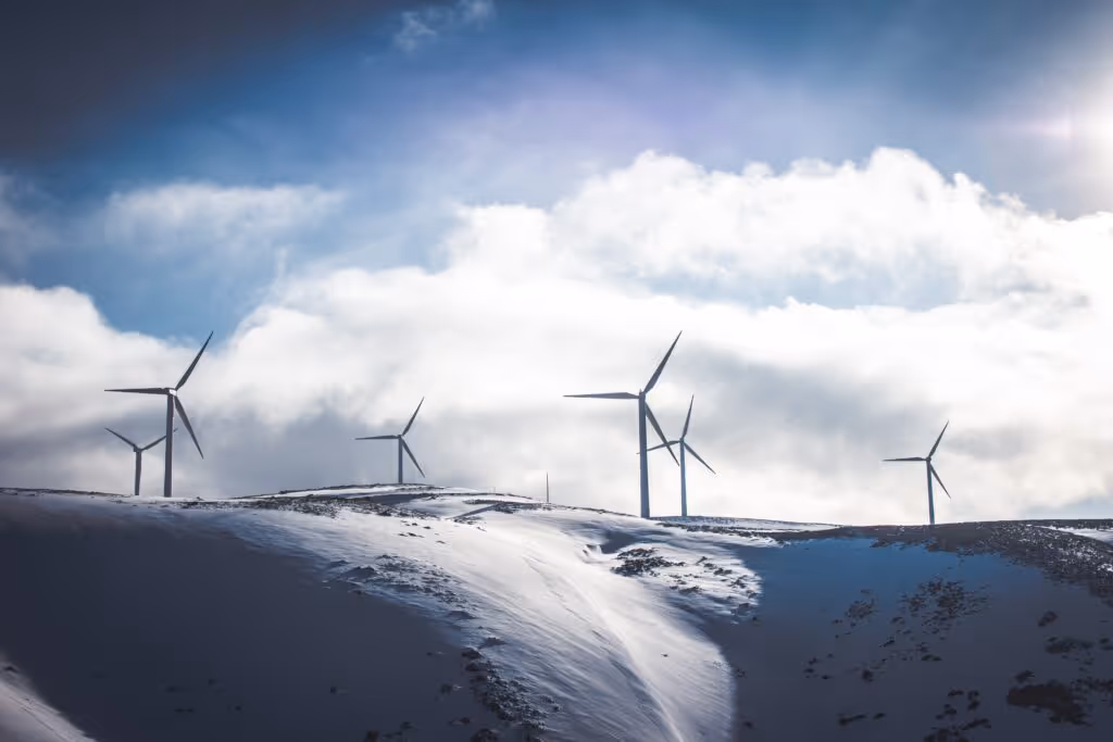 Kohlenstoff-Fußabdruck reduzieren - Windkraft