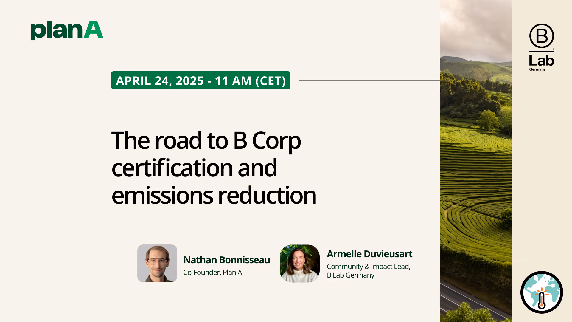 B Corp carbon reduction