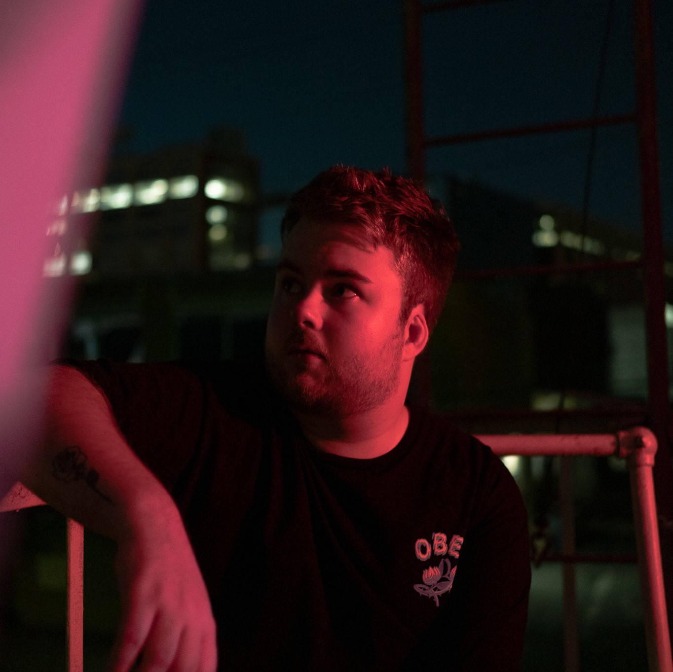 Hein Hamers acting cool on a balcony in Los Angels
