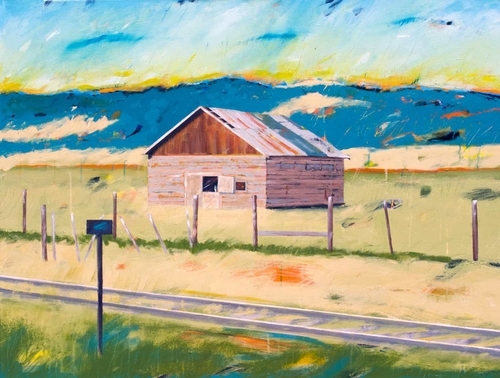 Landscape with Barn