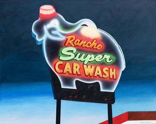 Nighttime at the Car Wash