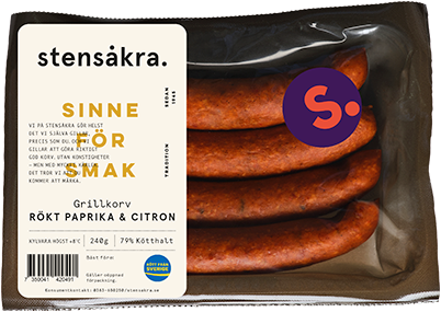 Grillkorv Rökt Paprika & Citron