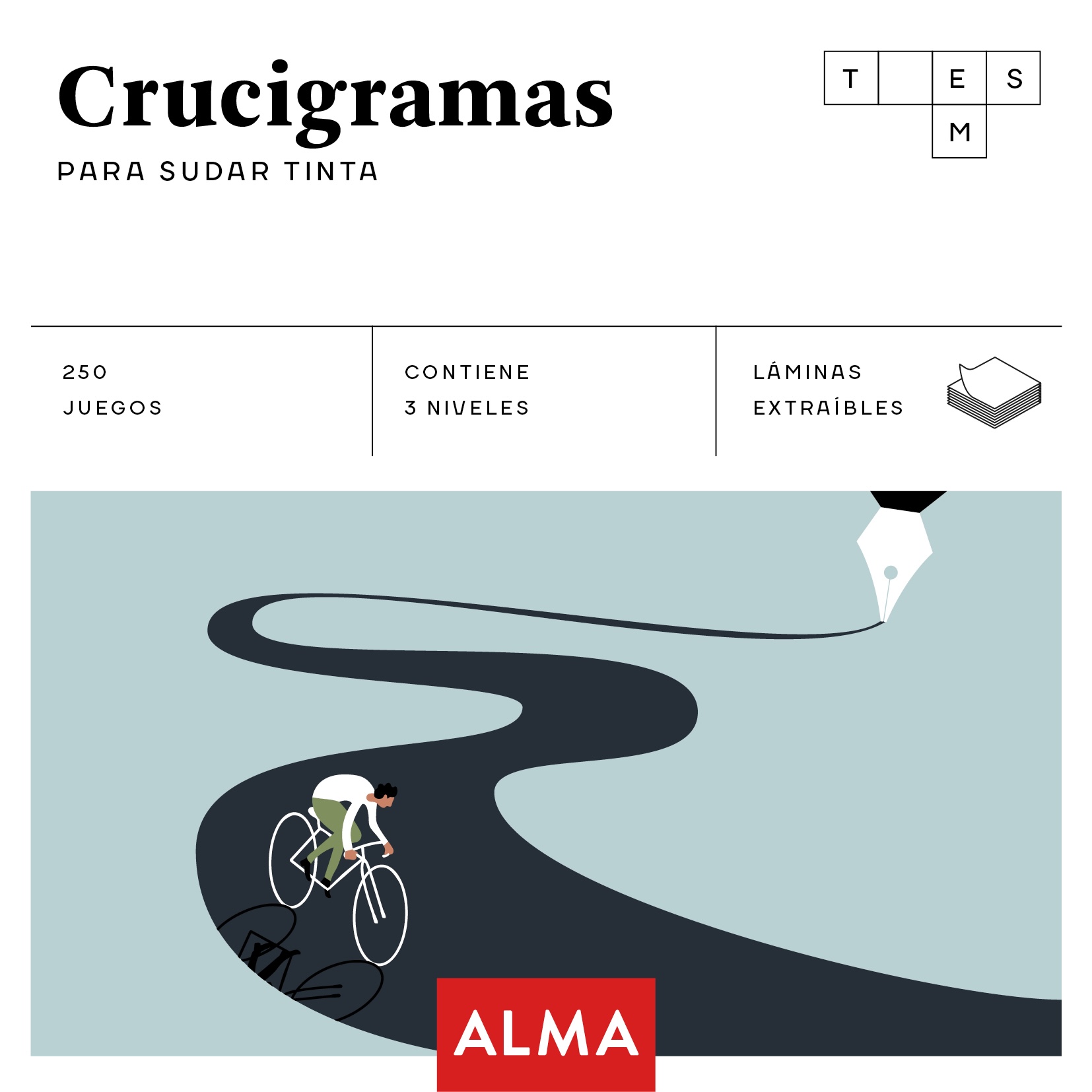 Crucigramas para sudar tinta (Cuadrados XL)