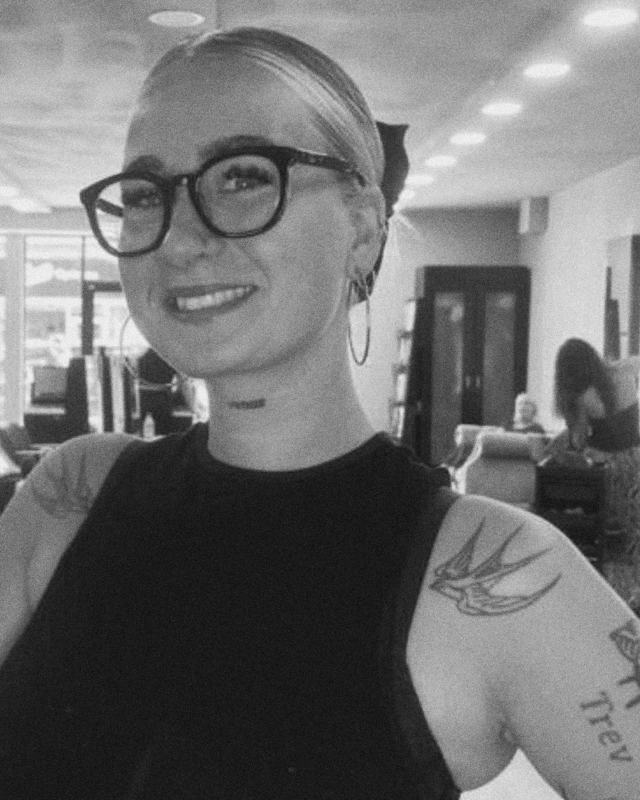 Tia, senior stylist at Cuttlefish Brighton