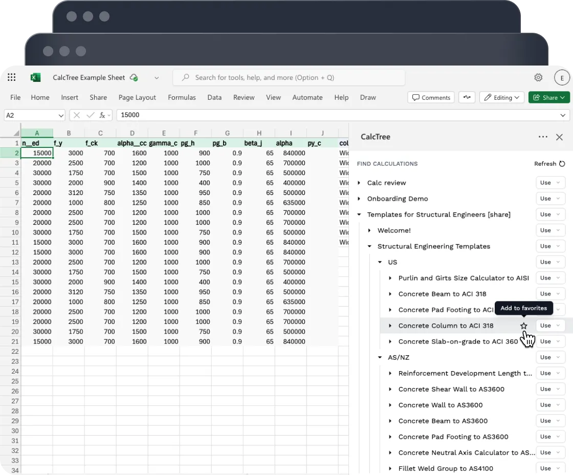Run approved calculations