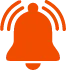 Notification bell alert  icon