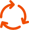 Cycle process icon