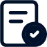 Document approval icon