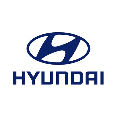 Hyundai logo with white background