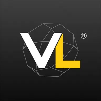 VL logo with black ground
