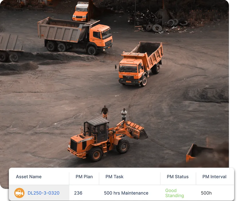 Construction trucks site