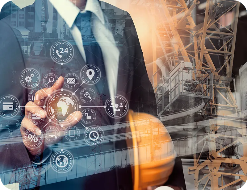 illustration showing software features