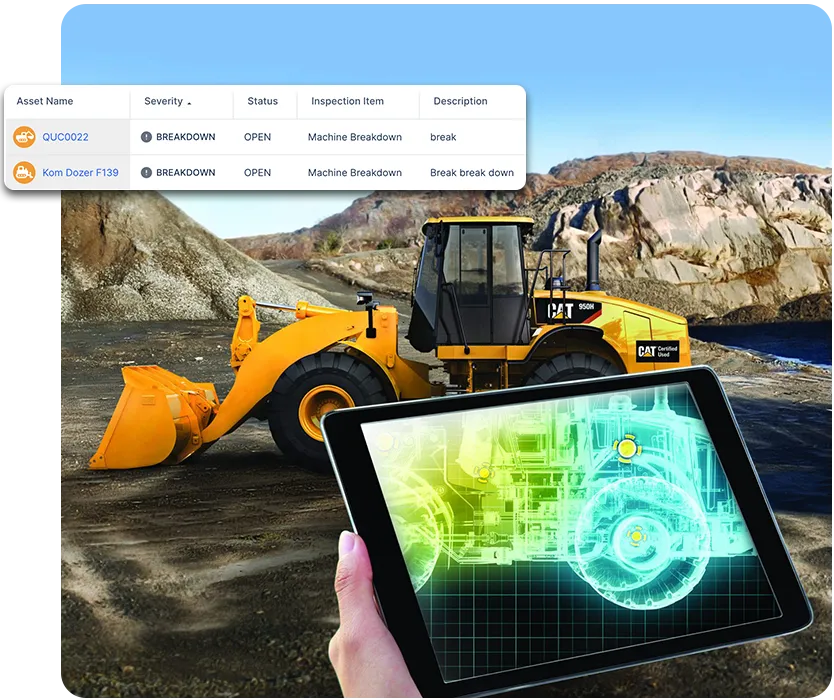 Loader breakdown inspection