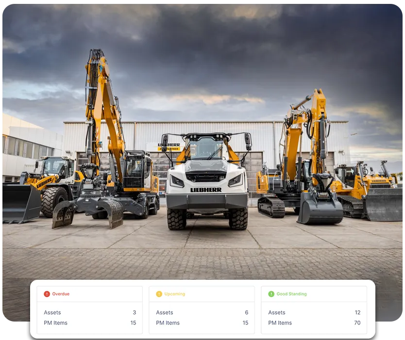 Construction equipment fleet