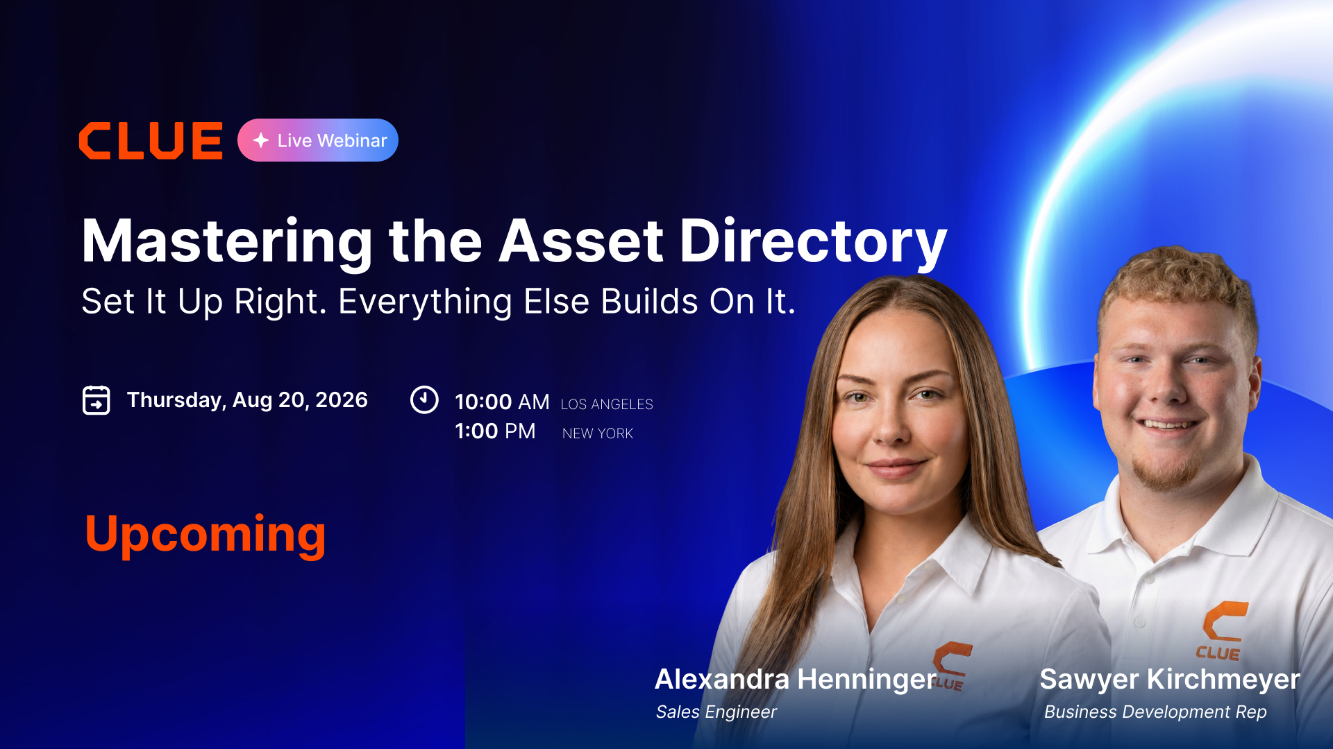 Mastering the Asset Directory live session