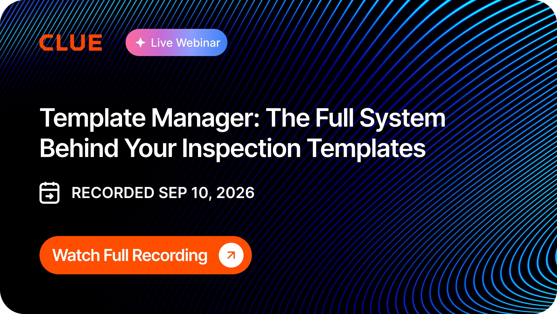Templates Manager session card