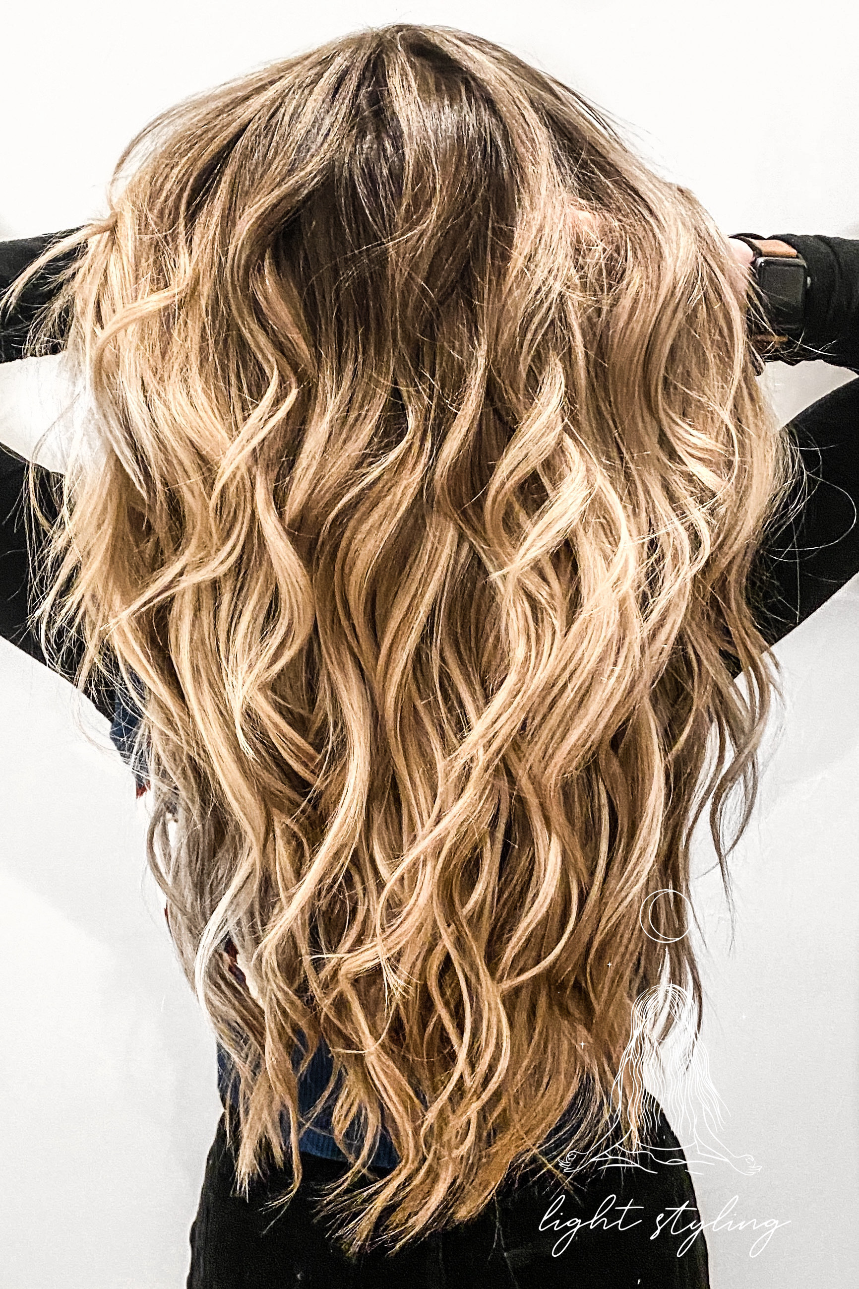 Added volume and length from Natural Beaded Row hair extensions
