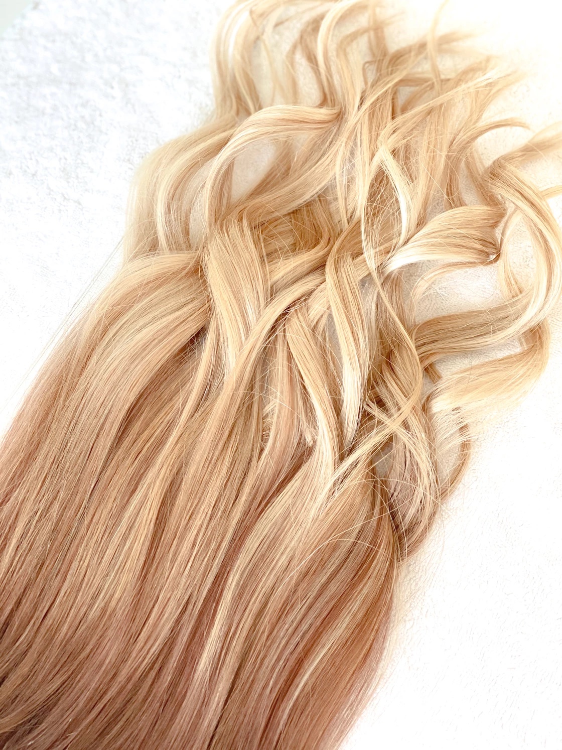 Hand-tied weft hair extensions used for Natural Beaded Rows