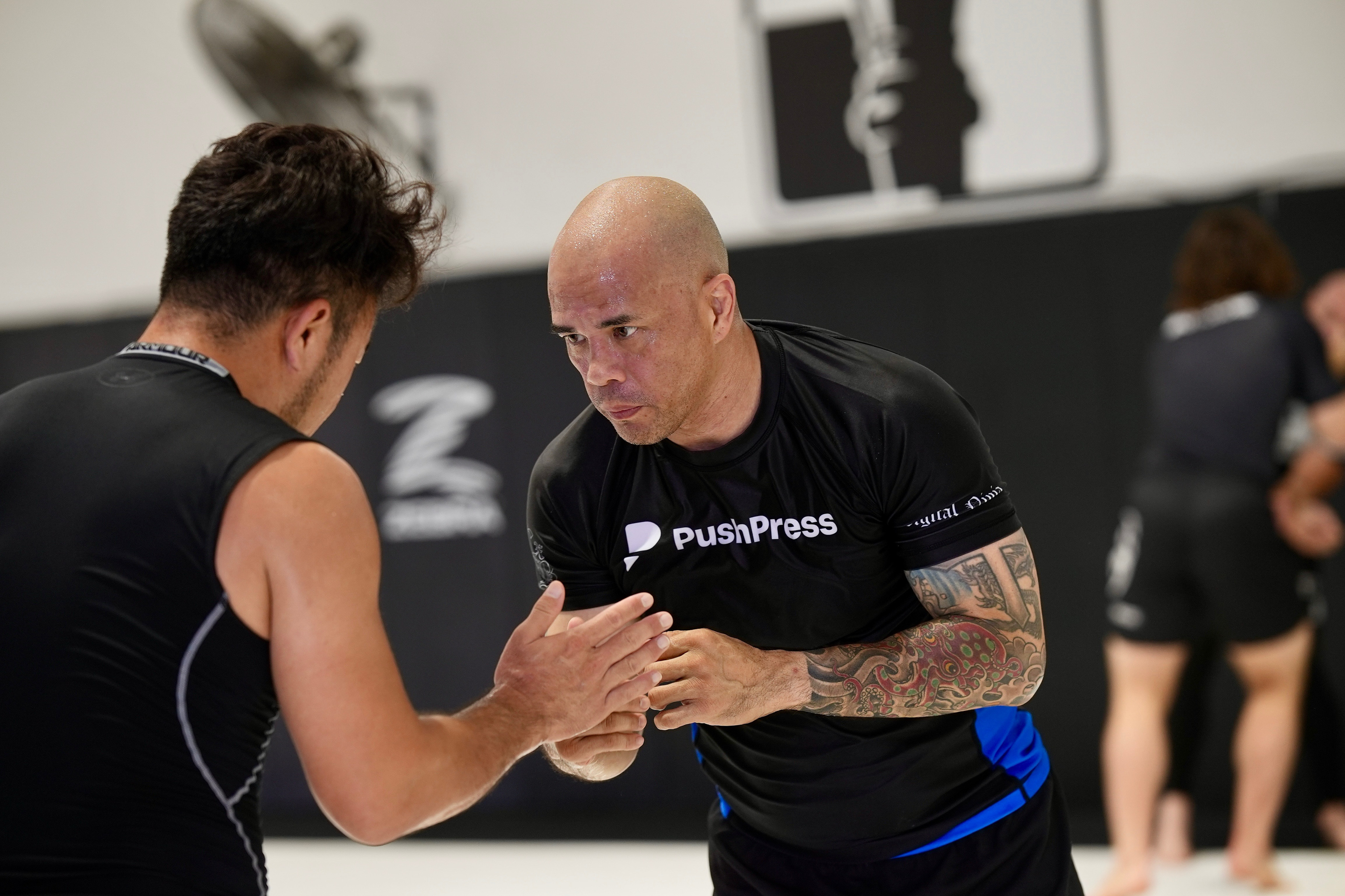 PushPress Martial Arts Software team member Miguel Jugardo at a competition

