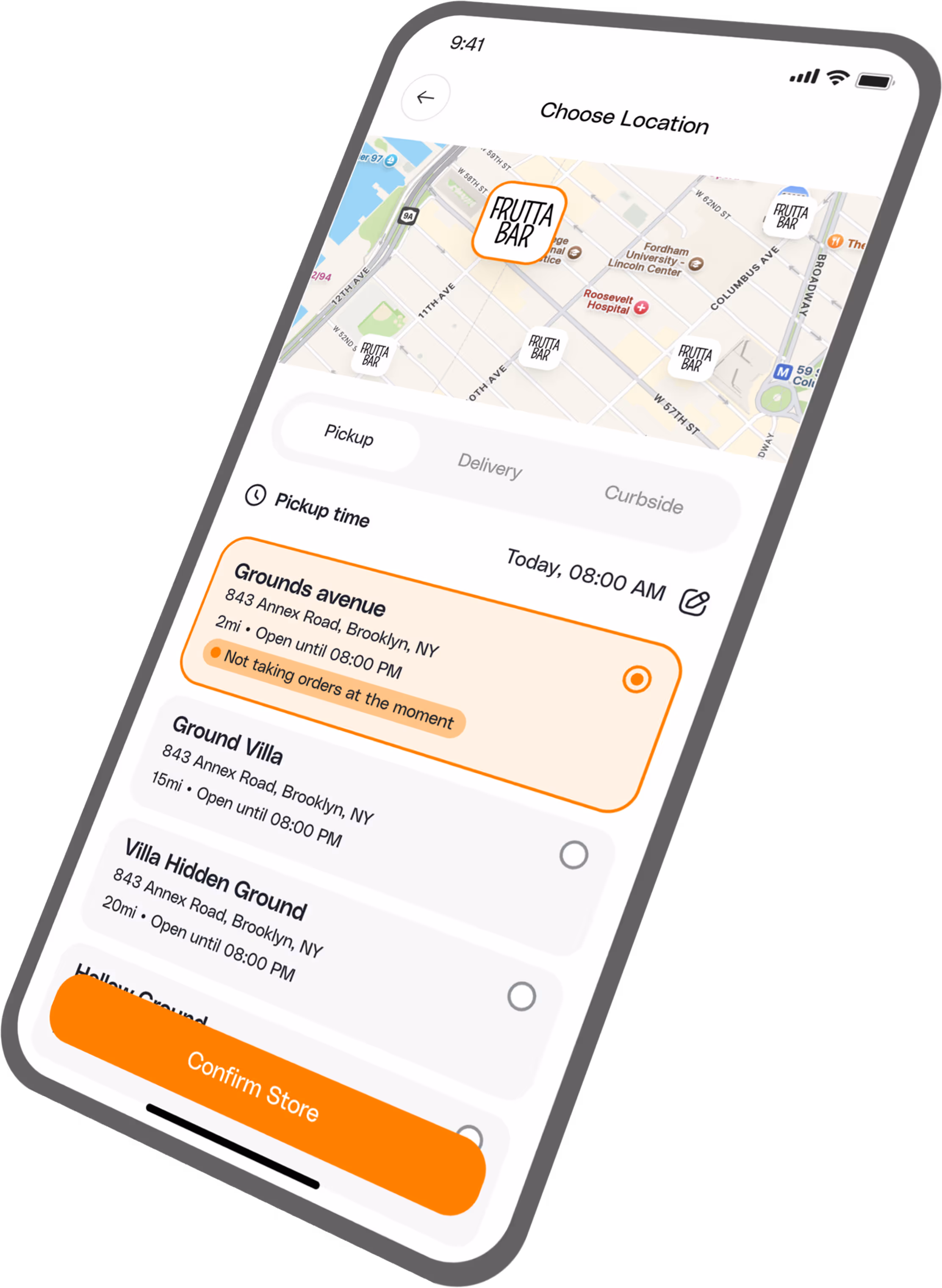 Per Diem Order custom mobile app