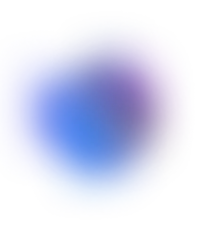 Soft, blurred gradient background transitioning from blue to purple tones with a glowing effect.