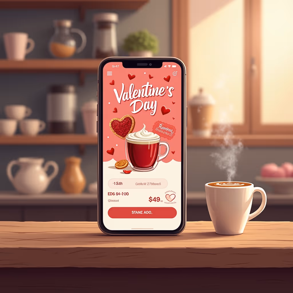 Engage Your Customers: Valentine's Day App Features Every Coffee Shop Needs