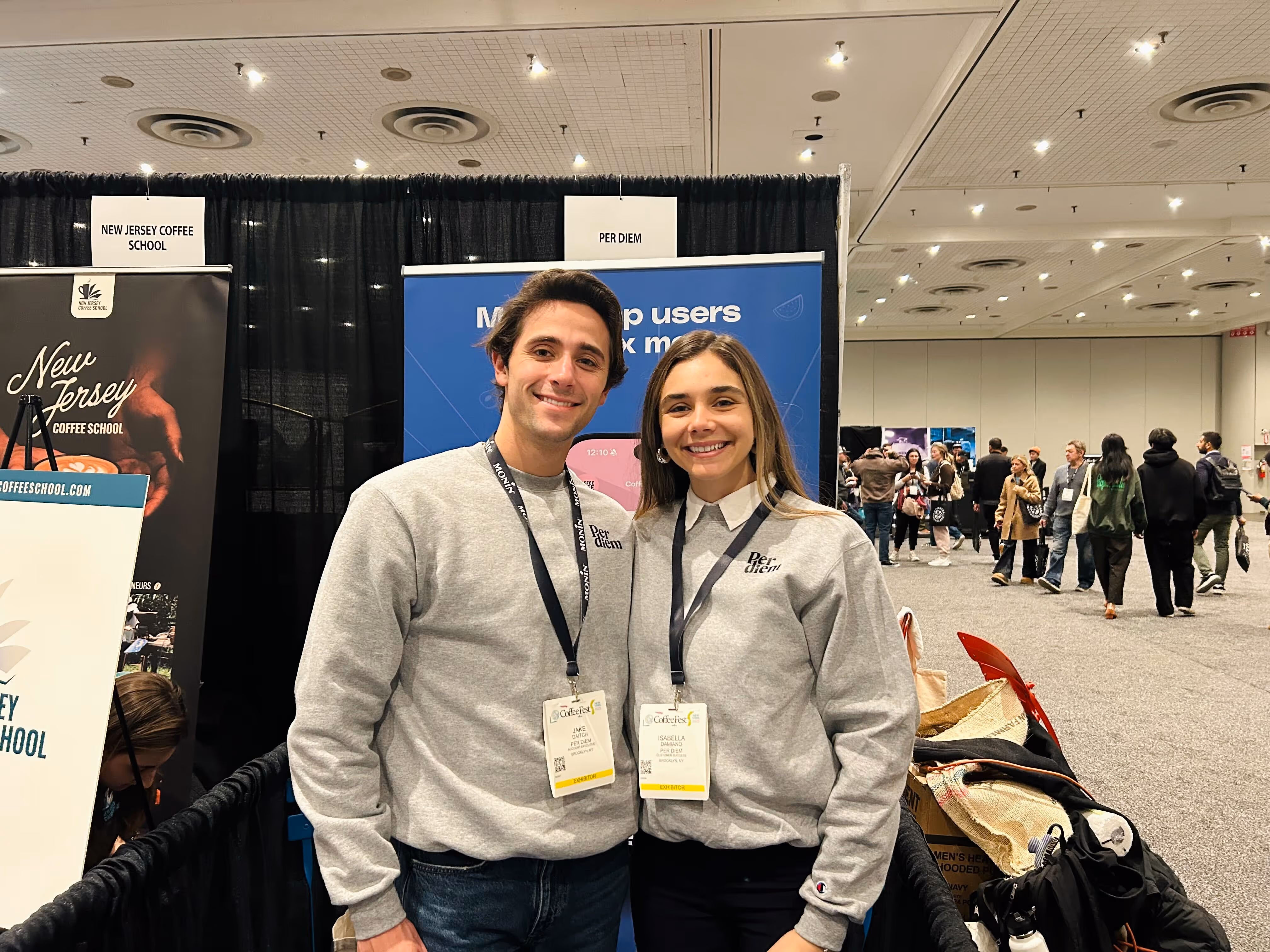 Per Diem team at the coffee fest