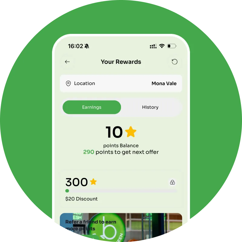 ⭐ Earn Rewards