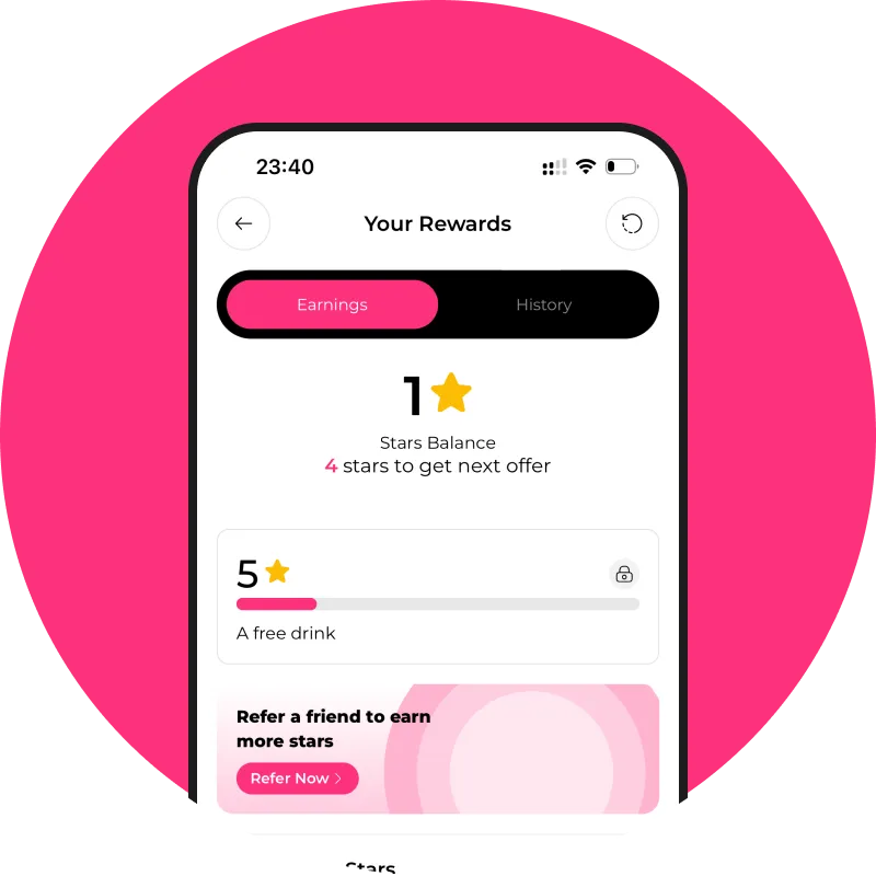 ⭐ Earn Rewards