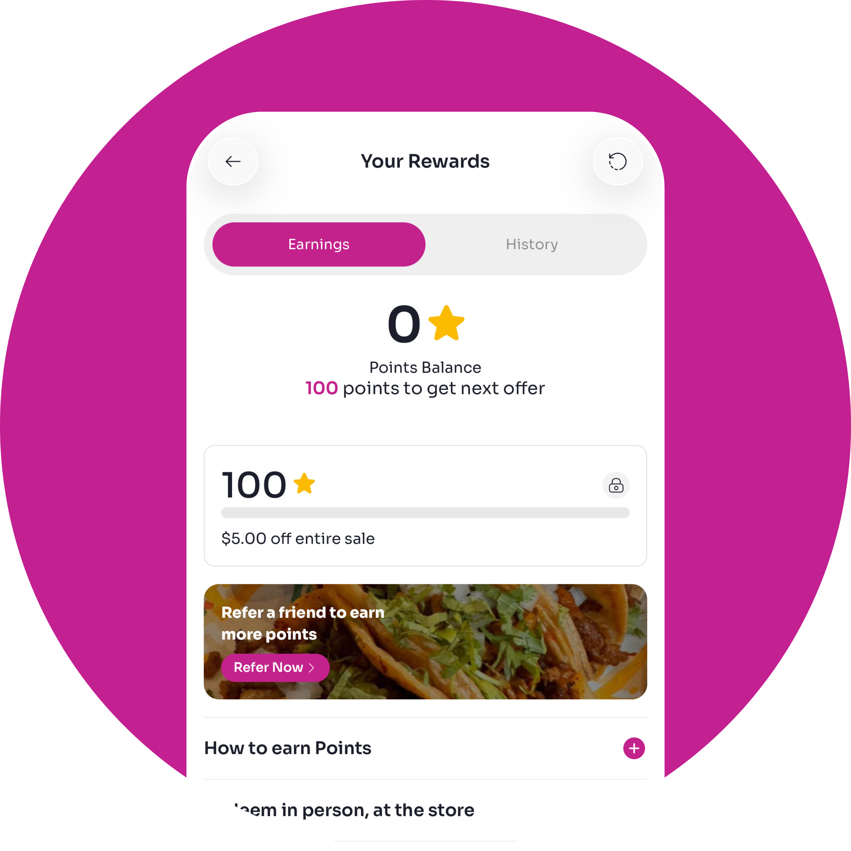 ⭐ Earn Rewards