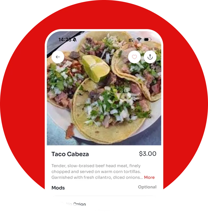 🌮 Order Ahead